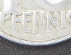 10 DDR-Pfennig 1950 E - Ausschnitt E