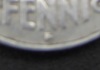 10 DDR-Pfennig 1953 E Wertseite Ausschnitt E