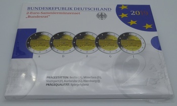 2 Euro Bundesrat pp - Vorderseite